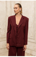 ΣΑΚΑΚΙ ΜΠΟΡΝΤΩ ΡΙΓΑ CIEL CONCEPT Pinstripe Allure Blazer