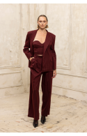 ΠΑΝΤΕΛΟΝΙ ΜΠΟΡΝΤΩ ΡΙΓΑ CIEL CONCEPT Pinstripe Allure Bordeaux