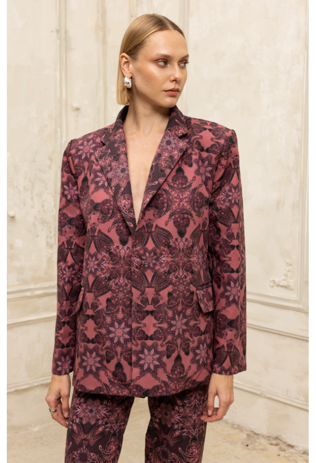 ΣΑΚΑΚΙ ΕΜΠΡΙΜΕ ΜΩΒ CIEL CONCEPT Caleidoscope Lace Blazer