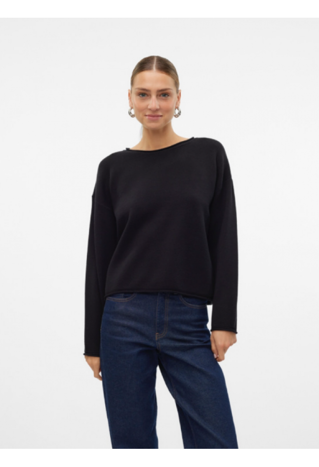 ΜΠΛΟΥΖΑ BLACK -VERO MODA-10311422