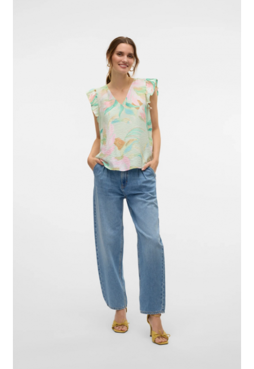 ΜΠΛΟΥΖΑ ΜΕΝΤΑ ΦΛΟΡΑΛ VERO MODA  10303762-1