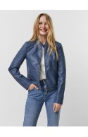 Μπουφάν δερματίνη μπλε VERO MODA 10256018